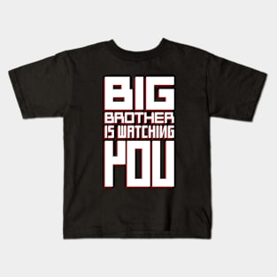 Big Bro Watching Kids T-Shirt